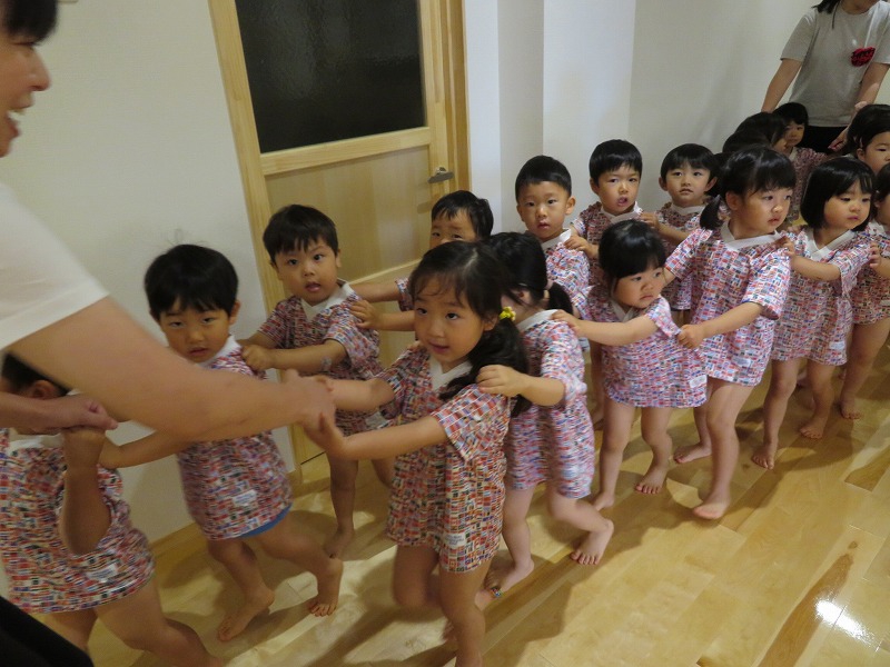 年少身体測定 園の日常 みてみて げんきな筑女っ子 筑紫女学園大学附属幼稚園